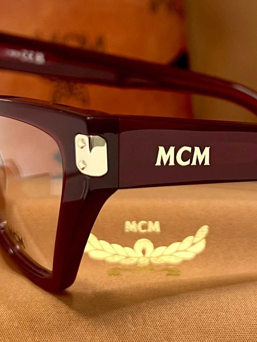 MCM MW5005 069 Shiny Bordeaux Modified Cat Eye Eyeglasses